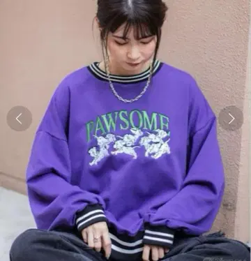 디즈니 101마리 강아지 트레이닝복 보라색 디즈니 후드티 F