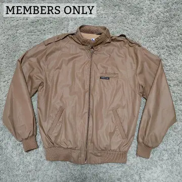 MEMBERS ONLY 리브 블루종 자켓 브라운 점퍼 S 상당