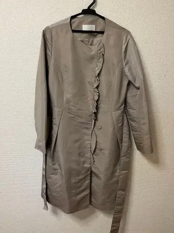 M-premier BLACK 베이지 롱 코트 사이즈 38