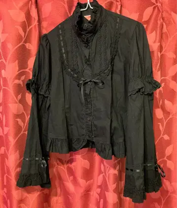 리본 타이 블라우스 베이비더스타즈 샤인브라이트