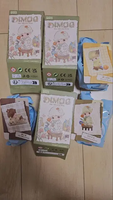 dimoo The Missing Day 시리즈 피규어 3개 세트