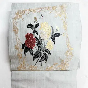 만들어진 오비 꽃 무늬 기모노 002k