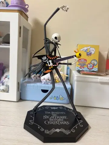 나이트메어 비포 크리스마스 잭 스켈링턴 피규어 2체 세트
