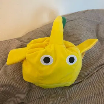 노랑 피크민 모자 모자