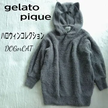 젤라또피케 할로윈 한정판 고양이 귀 후드티 F 사이즈