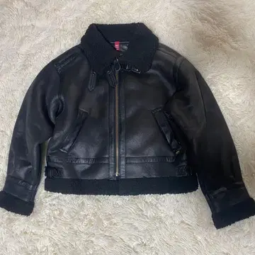 ALPHA INDUSTRIES 페이크 무스탕 보아 자켓 B-3