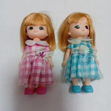 리카짱 인형 여동생 미키짱마키짱 본체 세트 핑크 블루