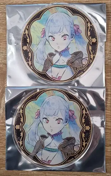 블랙클로버 연재 10주년 기념 아크릴 코스터 2개 그라테 2