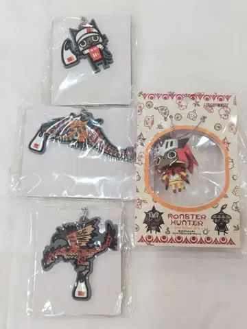 몬스터 헌터 키링 4개 세트 홋카홋카테이