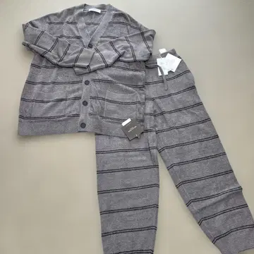 GELATO PIQUE 스트라이프 룸웨어 M 그레이 여성용