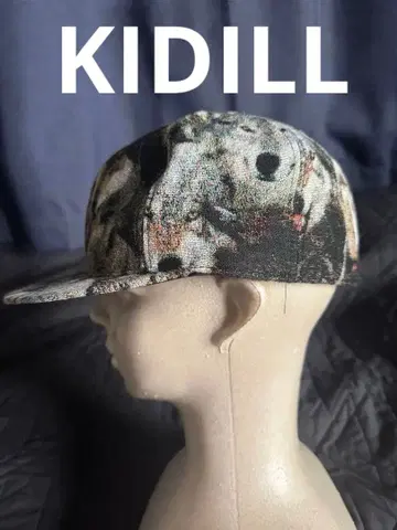 KIDILL 울프 모티브 자카드 캡 미사용품