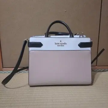 [ 새상품급 ] kate spade 2WAY 숄더백 바이컬러 가죽