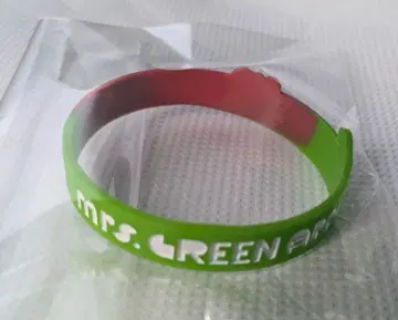 Mrs. GREEN APPLE (미사용) 빨간색 글리터 러버 밴드