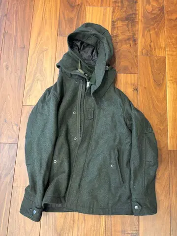 나노 유니버스 다크 그린 모즈 코트