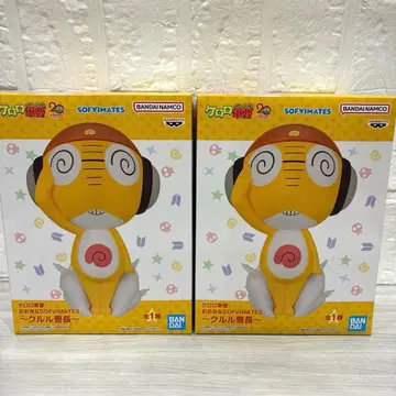 개구리 중사 케로로 SOFVIMATES 피규어 쿠루루 상사 2체