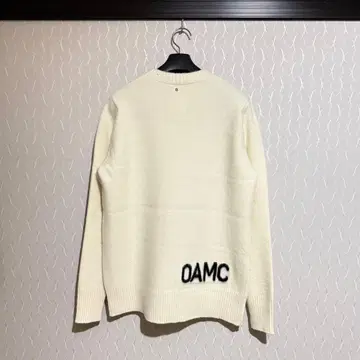 OAMC 아이보리 크루넥 니트 S 택, 수납 가방 있음