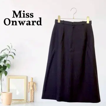 zG813 [ F ] Miss Onward 무지 하의 A라인 스커트