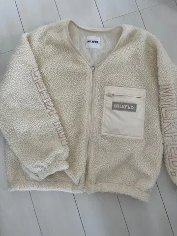 밀크페도 보아 자켓 블루종 세트