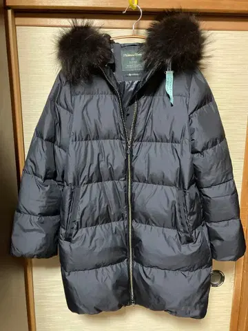 나노 유니버스 니시카와 다운 블랙 후드 부착 다운 자켓