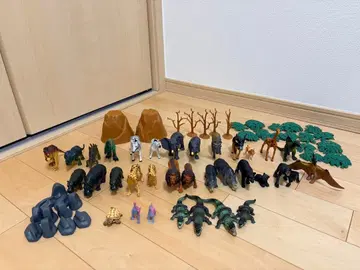 동물 공룡 피규어 사파리 컨테이너