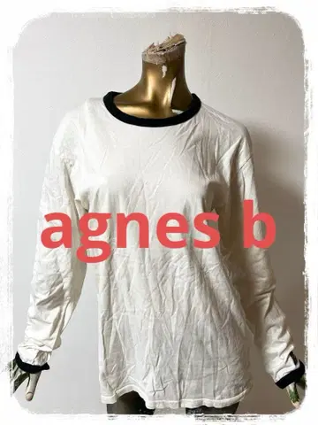 T20284 agnes b sport 긴팔 상의 롱티 L