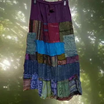 49boy 패치워크 스커트 모리걸