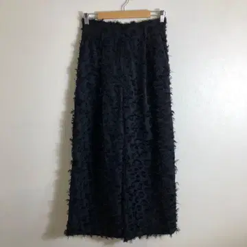 [ 새상품급 ] 빈티지 레오파드 무늬 타이트 롱 스커트 블랙