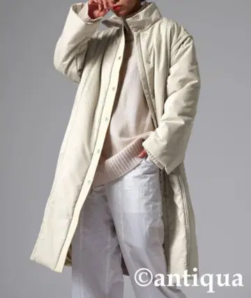 antiqua 아이보리 롱 코트 미사용품