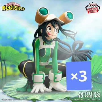 [미개봉 새상품] 나의 히어로 아카데미아 아스이 츠유 피규어 3개 세트