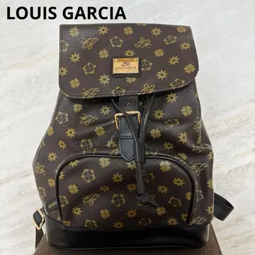 LOUIS GARCIA 미사용 새상품 모노그램 백팩 브라운 블랙