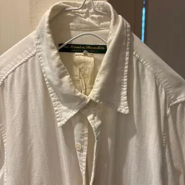 폴 하덴 화이트 코튼 셔츠 긴팔