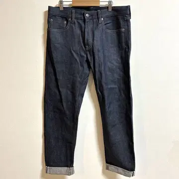 새상품급 유니클로 UNIQLO 슬림핏 청바지 셀비지 팬츠 31