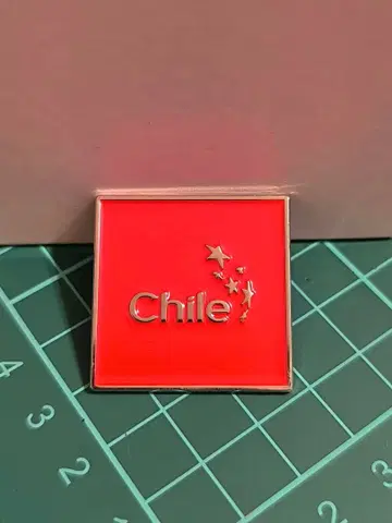 오사카 간사이 박람회 칠레관 핀 배지