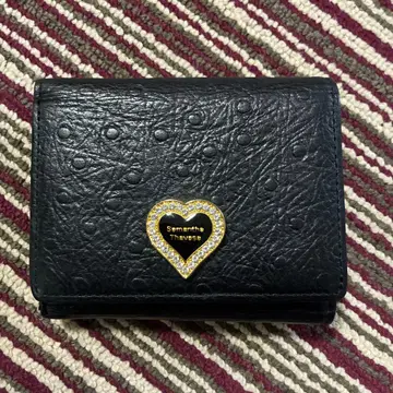 Samantha Thavasa 블랙 접이식 지갑