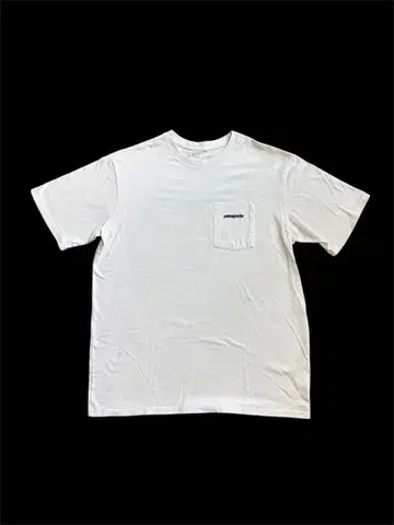 patagonia 화이트 T셔츠 S