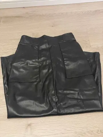 여성용 스커트 롱 스커트 가죽