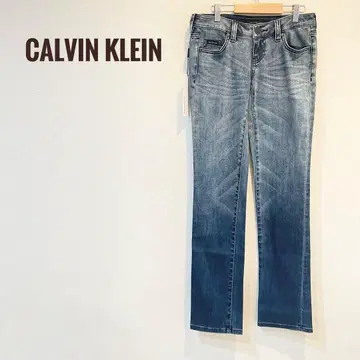 캘빈클라인 스키니 팬츠 인디고 블루 로우라이즈 타입
