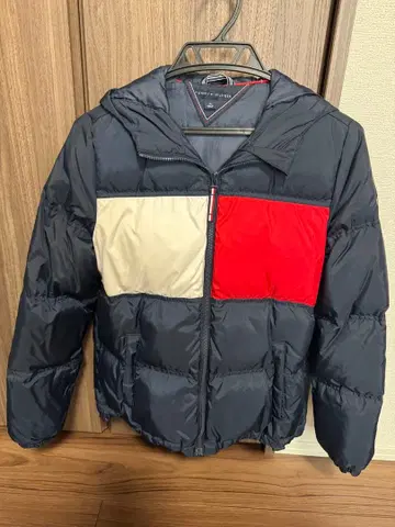 TOMMY HILFIGER 다운 자켓 후드 부착