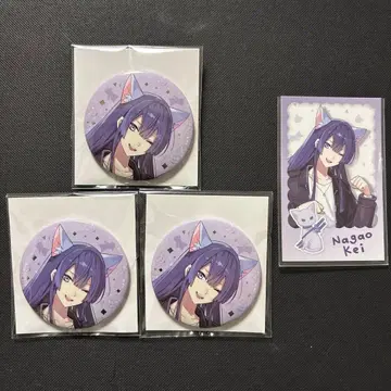 나가오 케이 원냥 days vol.2 캔뱃지 폴라로이드 카드