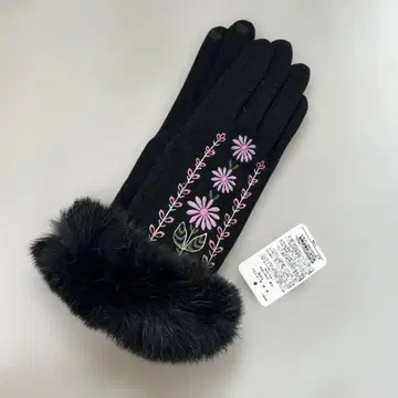 택 포함 새상품 ANNA SUI 안나수이 여성 장갑 스마트폰 대응