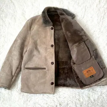 새상품급 캔터베리 무스탕 자켓 S 호두 단추 남성용