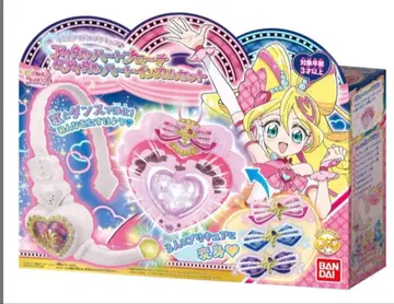 BANDAI 너와 아이돌 프리큐어 아이돌 하트 브로치 & 인컴 세트