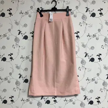 이에나 라이트 트위드 턱 스커트