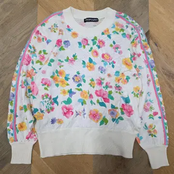 LEONARD 플라워 프린트 긴팔 니트 레오나르 y44