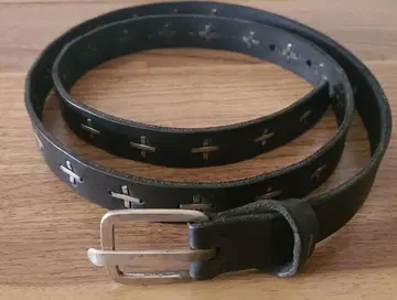 m.a+ 엠에이플러스 가죽 크로스 스터드 벨트