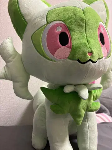 포켓몬 센터 냐오하 등신대 봉제 인형