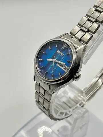 SEIKO 시계 2706-0300 watch 파랑 데이데이트 작동