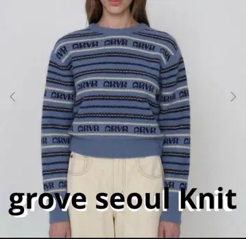 grove seoul GRVR KNIT blue