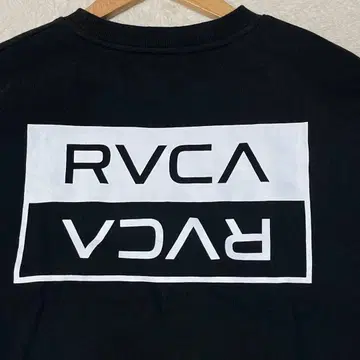 RVCA 루카 블랙 크루넥 맨투맨 트레이닝복