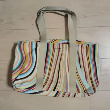 스트라이프 패턴 토트백